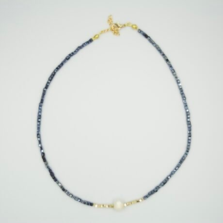 KESHI Necklace - Dark blue