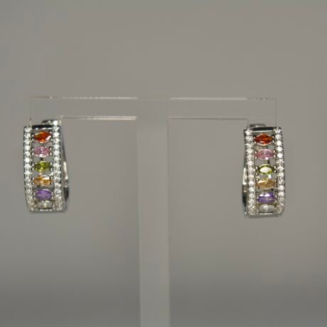 RAINBOW Silver earrings