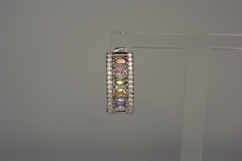 RAINBOW Silver earrings