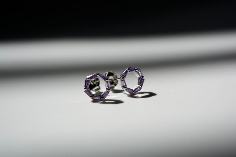 IVY Earrings Purple