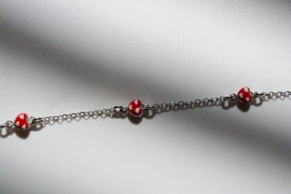 LOVE HEARTS Βραχιόλι Ασημί