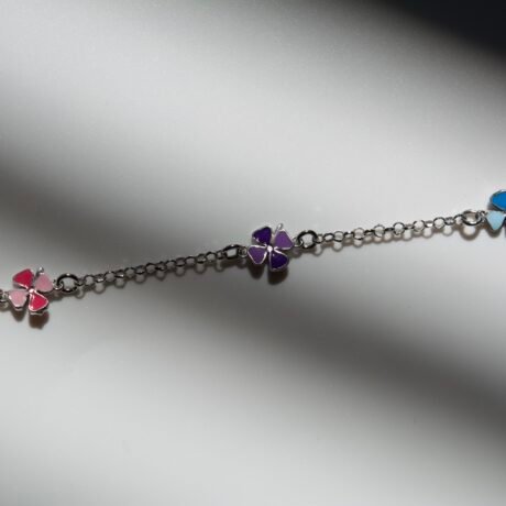 RAINBOW FLOWERS Βραχιόλι Ασημί RAINBOW FLOWERS Βραχιόλι Ασημί