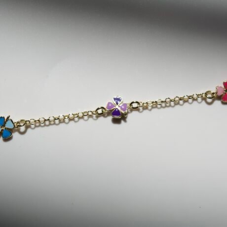RAINBOW FLOWERS Bracelet Gold RAINBOW FLOWERS Bracelet Gold