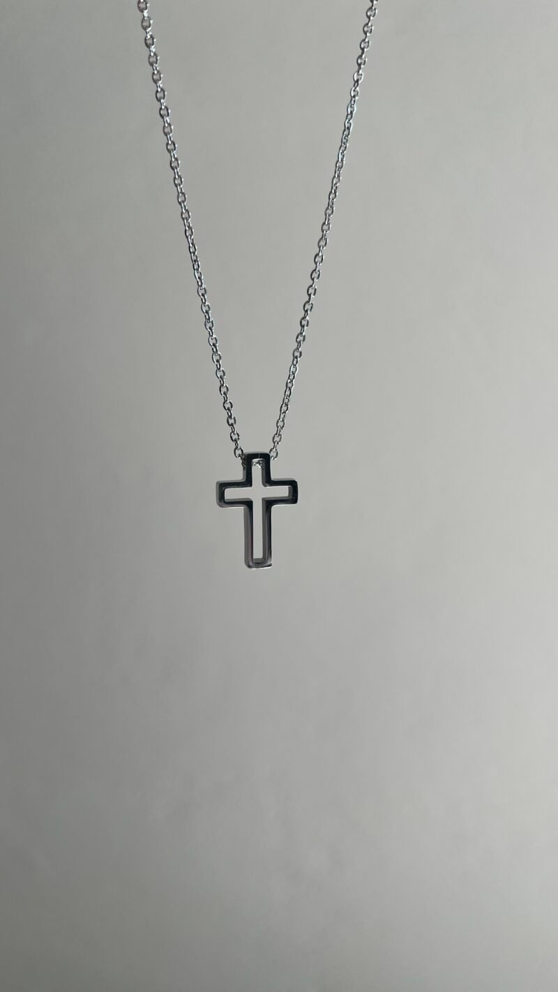 Trinity Κολιέ Ασημί