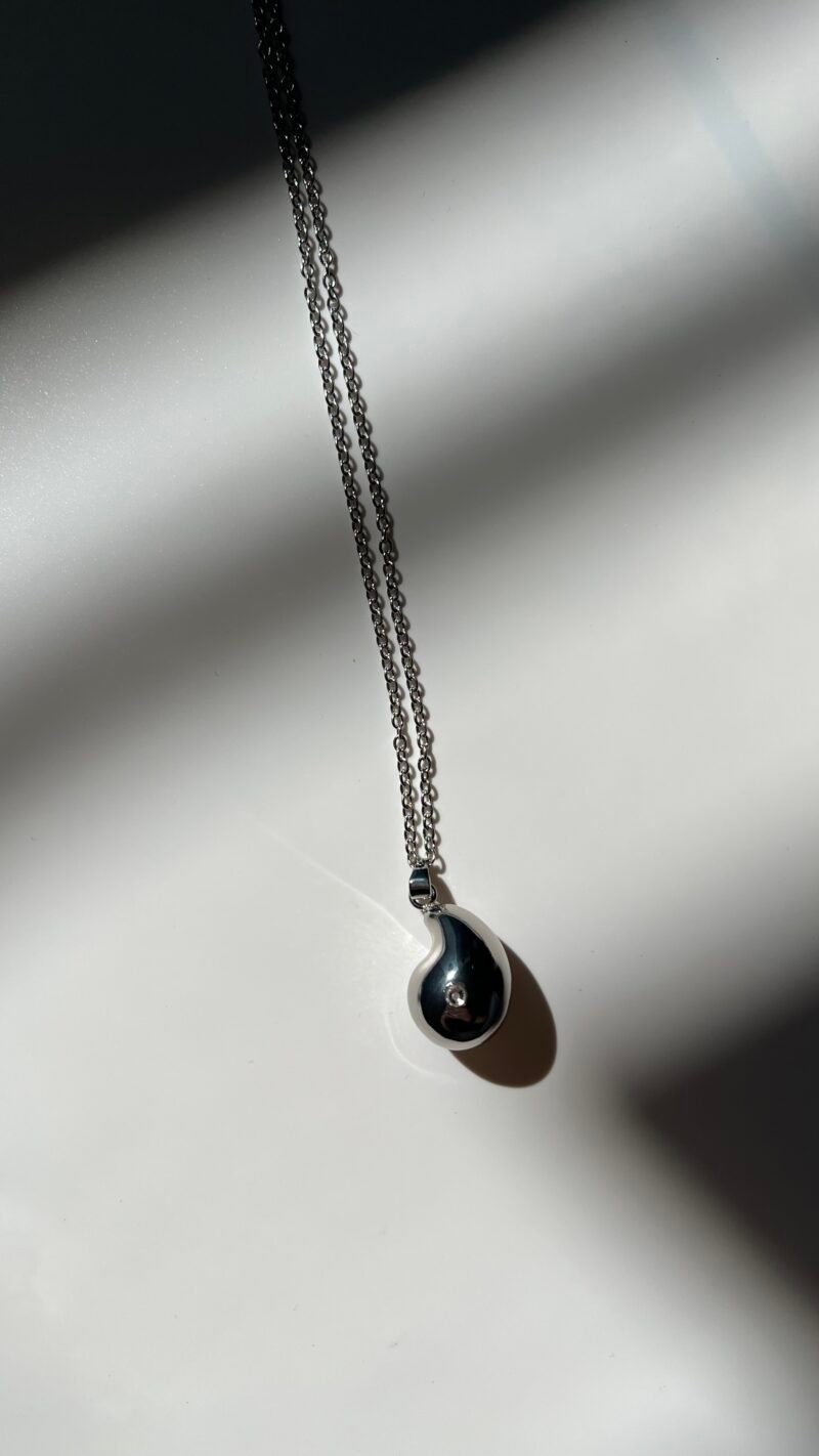 Fall Necklace Silver necklace