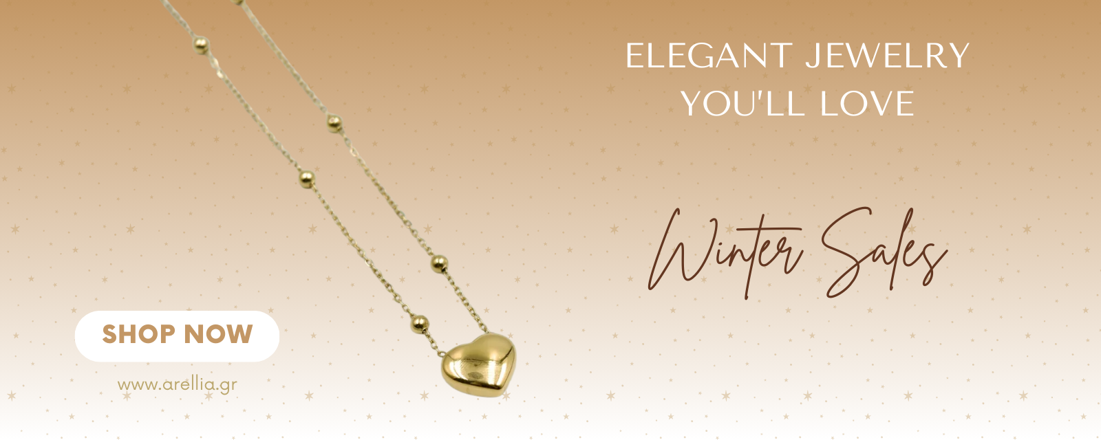 arellia winter sales dekstop banner